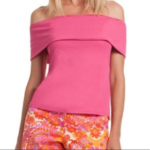 NWT Trina Turk Off-Shoulder Top, Sizes XS & XL